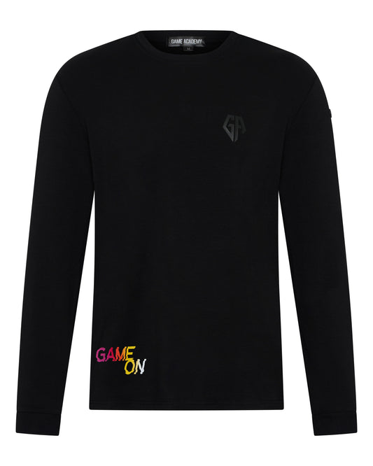 Game On Long Sleeve - Black